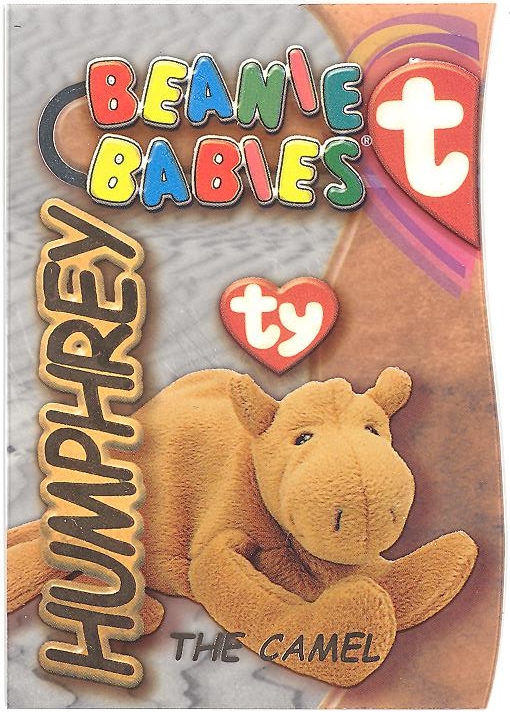 TY Beanie Babies BBOC Card Series 3 Beanie//Buddy Right MAGENTA - SQUEALER