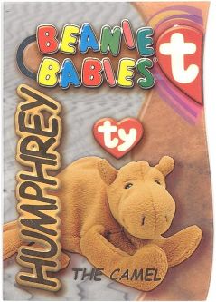TY Beanie Babies BBOC Card - Series 3 - Beanie/Buddy Left (GOLD) - HUMPHREY the Camel