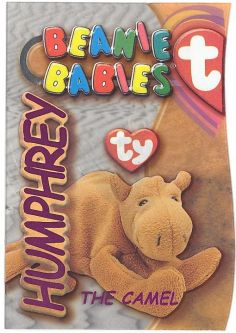 TY Beanie Babies BBOC Card - Series 3 - Beanie/Buddy Left (MAGENTA) - HUMPHREY the Camel