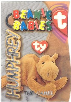 TY Beanie Babies BBOC Card - Series 3 - Beanie/Buddy Left (SILVER) - HUMPHREY the Camel