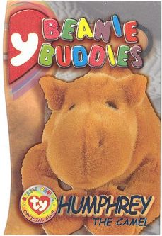 TY Beanie Babies BBOC Card - Series 3 - Beanie/Buddy Right (TEAL) - HUMPHREY the Camel