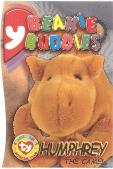TY Beanie Babies BBOC Card - Series 3 - Beanie/Buddy Right (GOLD) - HUMPHREY the Camel