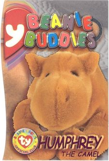 TY Beanie Babies BBOC Card - Series 3 - Beanie/Buddy Right (MAGENTA) - HUMPHREY the Camel