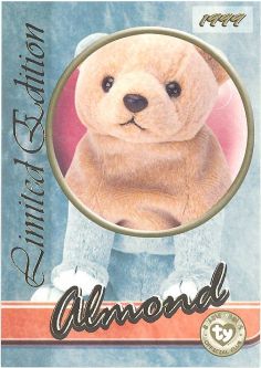 TY Beanie Babies BBOC Card - Series 3 Limited Edition - ALMOND the Bear