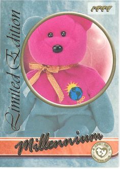 TY Beanie Babies BBOC Card - Series 3 Limited Edition - MILLENNIUM the Bear