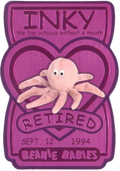 inky the octopus beanie baby