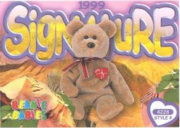 TY Beanie Babies BBOC Card - Series 4 Common - 1999 SIGNATURE BEAR