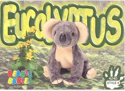 TY Beanie Babies BBOC Card - Series 4 Common - EUCALYPTUS the Koala