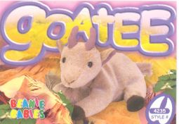 TY Beanie Babies BBOC Card - Series 4 Common - GOATEE the Goat
