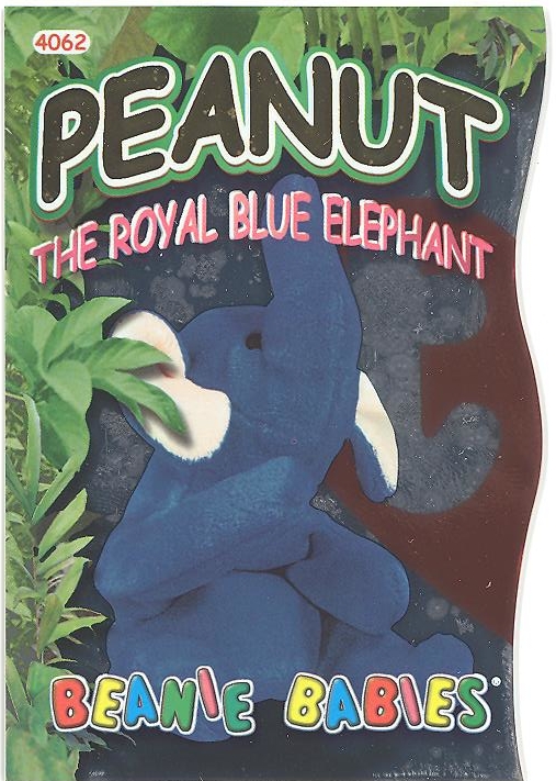beanie baby peanut style 4062