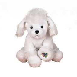 Lil'Kinz Virtual Pet Plush - POODLE (white) (6.5 inch)