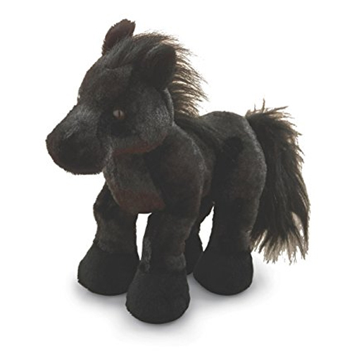 Webkinz Virtual Pet Plush - BLACK STALLION (Friesian) (8.5 inch)