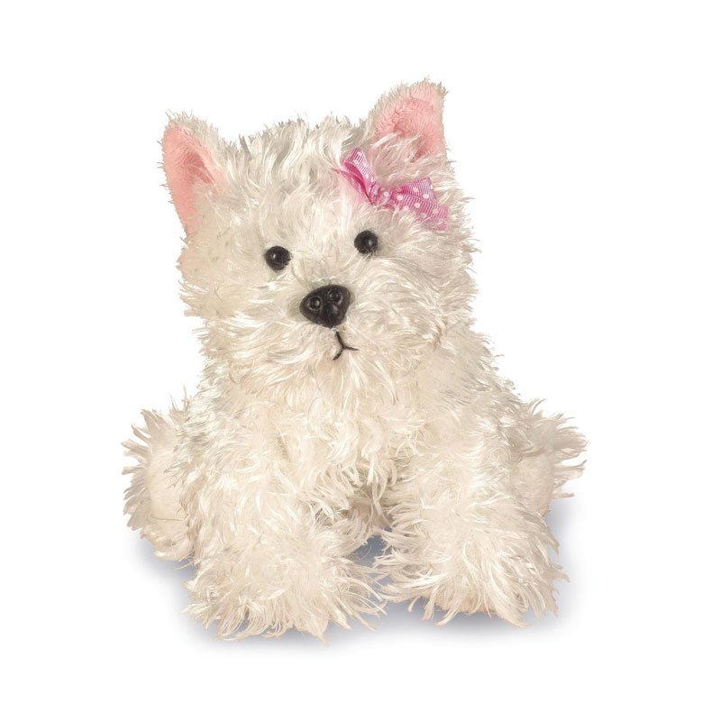 Webkinz Virtual Pet Plush - WHITE TERRIER (6.5 inch)
