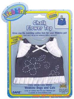 Webkinz Clothing - CHALK FLOWER TOP