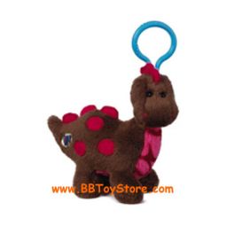 Webkinz Virtual Pet Plush - Kinz Klip - COCOA DINO (4.5 inch)