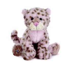 Webkinz Virtual Pet Plush - STRAWBERRY CLOUD LEOPARD (Justice Exclusive) (7 inch)