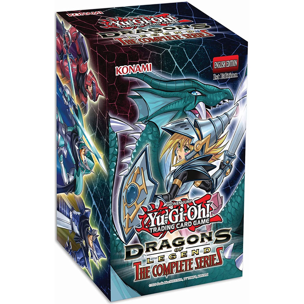 Yu-Gi-Oh Cards - DRAGONS OF LEGEND: THE COMPLETE SERIES BOX (2 18-Card Packs, 1 Secret Rare & More)