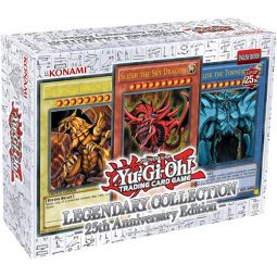 Yu-Gi-Oh Cards - LEGENDARY COLLECTION BOX (25th Anniversary Edition)(6 Boosters, God Cards & More!)