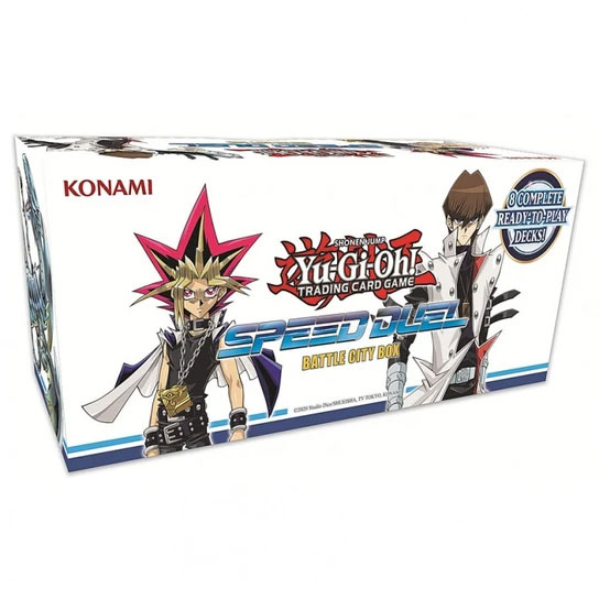 Yu-Gi-Oh Cards - SPEED DUEL: BATTLE CITY BOX (8 Complete Ready-To-Play Decks, Playmats & More)