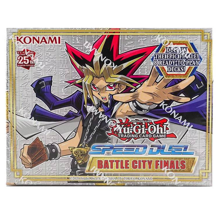 Yu-Gi-Oh Cards - SPEED DUEL BATTLE CITY FINALS BOX (8 Decks Included!)