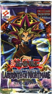 Yu-Gi-Oh Cards - Labyrinth of Nightmare - Booster Pack (9 Cards) **1st Edition**