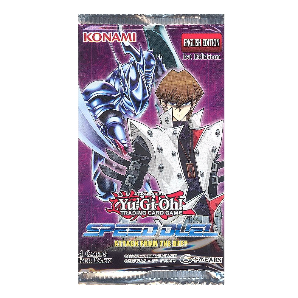 Yu-Gi-Oh Cards - Speed Duel: Attack From The Deep - Booster Pack (4 Cards)
