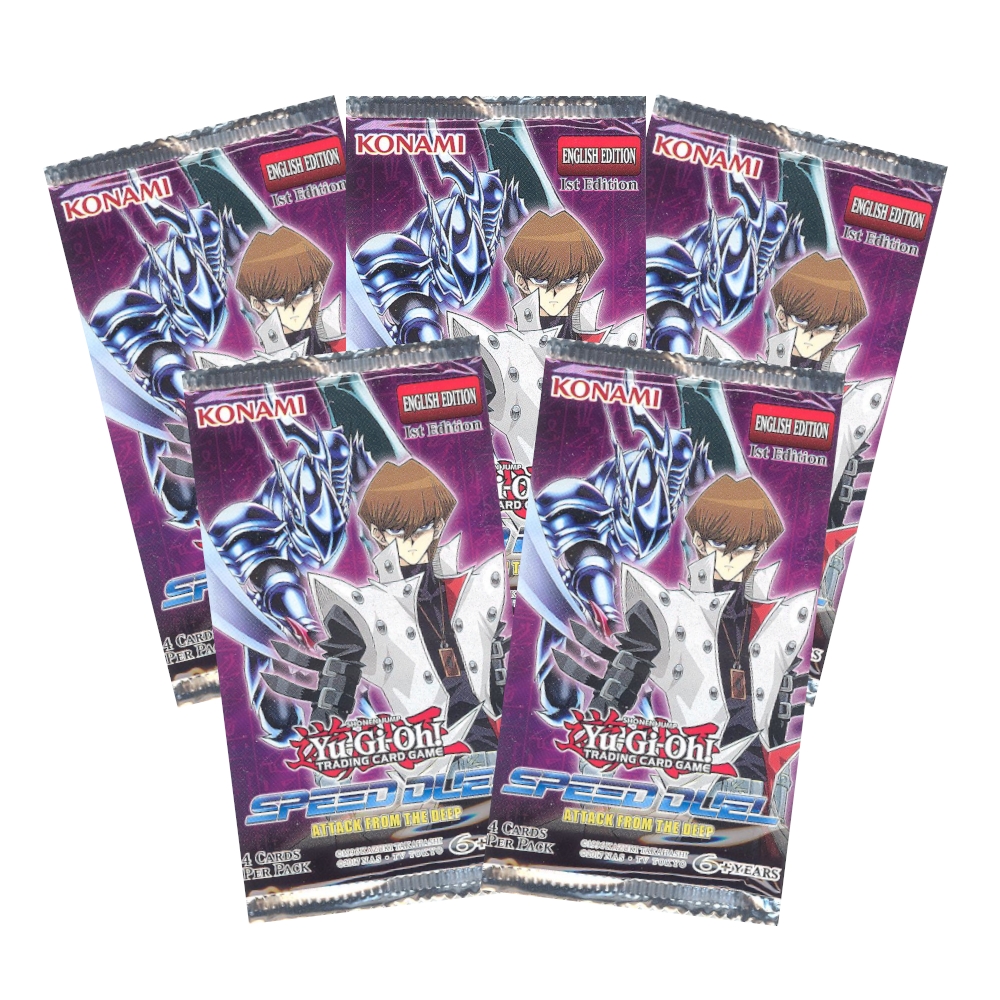 Yu-Gi-Oh Cards - Speed Duel: Attack From The Deep - Booster Packs (5 Pack Lot)