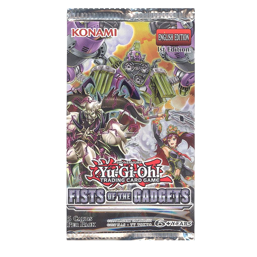 Yu-Gi-Oh Cards - Fists of the Gadgets - Booster PACK (5 Foil Cards)
