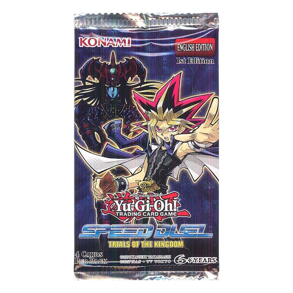 Yu-Gi-Oh Cards - Speed Duel: Trials of the Kingdom - Booster PACK (4 Cards)