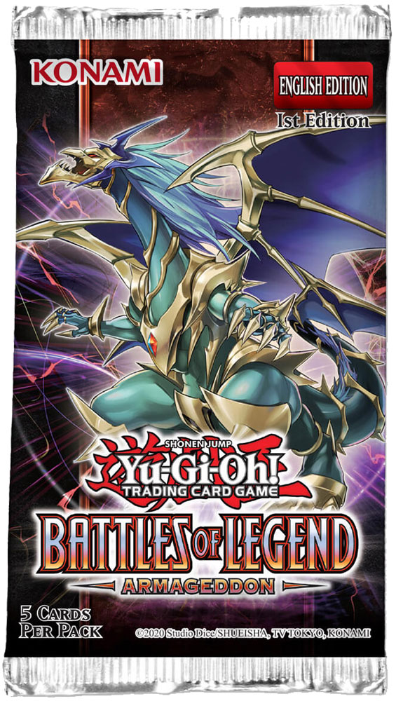 Yu-Gi-Oh Cards - Battles of Legend: Armageddon - Booster PACK (5 Foil Cards)