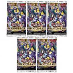 Yu-Gi-Oh Cards - Phantom Rage - Booster PACKS (5 Pack Lot)