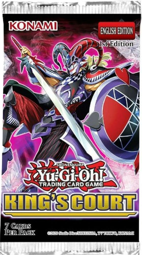 Yu-Gi-Oh Cards - King's Court - Booster PACK (7 Cards)(1 Foil in every pack)