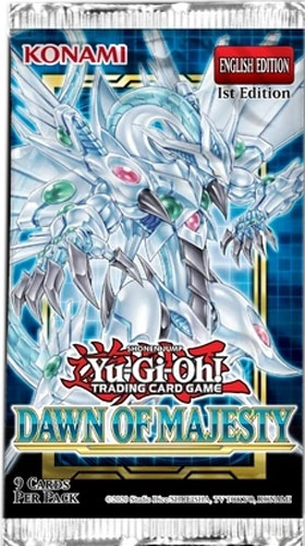 Yu-Gi-Oh Cards - Dawn of Majesty - Booster PACK (9 Cards): BBToyStore ...