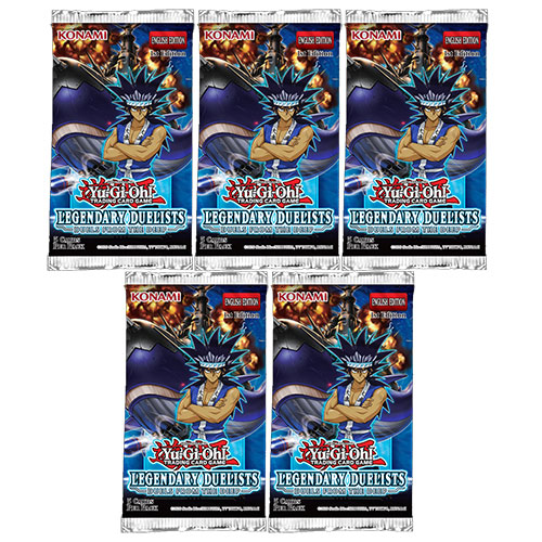 YuGiOh Cards Legendary Duelists Duels From The Deep Booster PACKS (5 Pack Lot