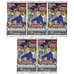 Yu-Gi-Oh Cards - Invasion of Chaos (25th Anniversary) - Booster PACKS (5 Pack Lot)