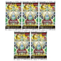 Yu-Gi-Oh Cards - Age of Overlord - Booster PACKS (5 Pack Lot)