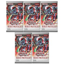 Yu-Gi-Oh Cards - Burst Protocol - BOOSTER PACKS [5 Pack Lot]