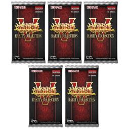 Yu-Gi-Oh Cards - Rarity Collection 5 - BOOSTER PACKS [5 Pack Lot]