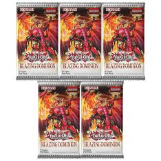 Yu-Gi-Oh Cards - Blazing Dominion - BOOSTER PACKS [5 Pack Lot]