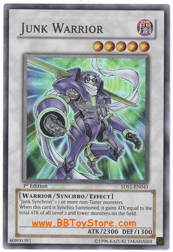 Yu-Gi-Oh Card - 5DS1-EN041 - JUNK WARRIOR (ultra rare holo