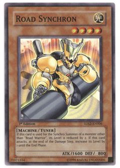 Yu-Gi-Oh Card - 5DS2-EN006 - ROAD SYNCHRON (super rare holo)