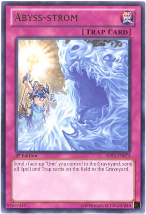 Yu-Gi-Oh Card - ABYR-EN073 - ABYSS-STROM (rare)