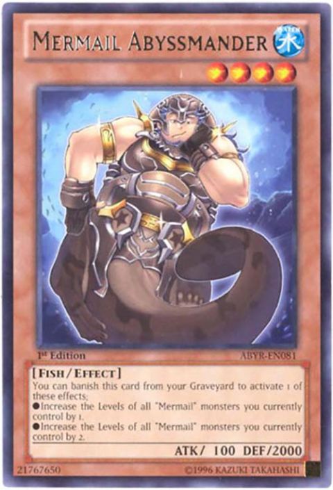 Yu-Gi-Oh Card - ABYR-EN081 - MERMAIL ABYSSMANDER (rare)