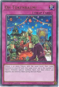 Yu-Gi-Oh Card - AC18-EN024 - OH TOKENBAUM! (ultra rare holo)