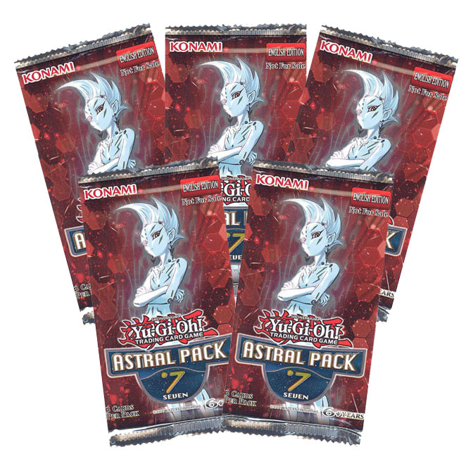 Yu-Gi-Oh Cards - Astral Pack 7 - Booster Packs (5 Pack Lot)