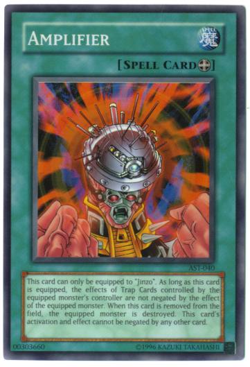 Yu-Gi-Oh Card - AST-040 - AMPLIFER (super rare holo)