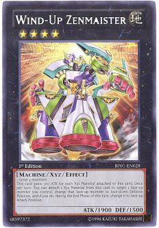 Yu-Gi-Oh Card - BP01-EN028 - WIND-UP ZENMAISTER (rare)