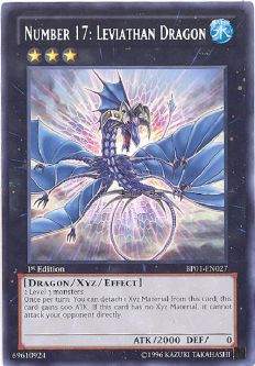 Yu-Gi-Oh Card - BP01-EN027 - NUMBER 17: LEVIATHAN DRAGON (rare)