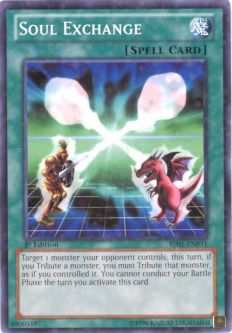 Yu-Gi-Oh Card - BP01-EN041 - SOUL EXCHANGE (rare)