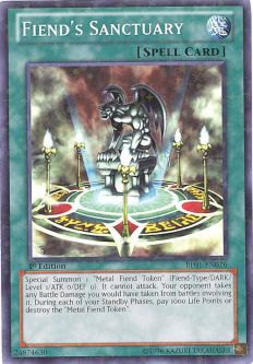 Yu-Gi-Oh Card - BP01-EN076 - FIEND'S SANCTUARY (common)